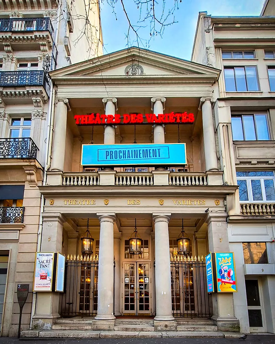 Façade du Théâtre des variétés