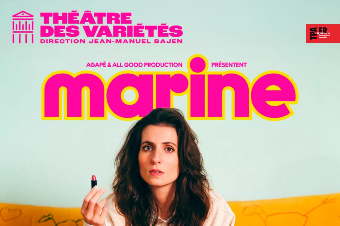 Affiche du spectacle de Marine Leonardi : Mauvaise graine